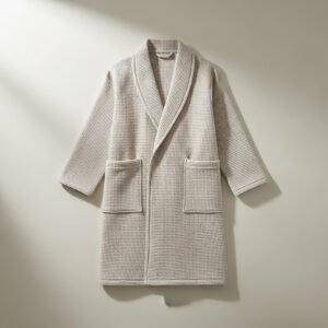 Waffle-Weave Bath Robe