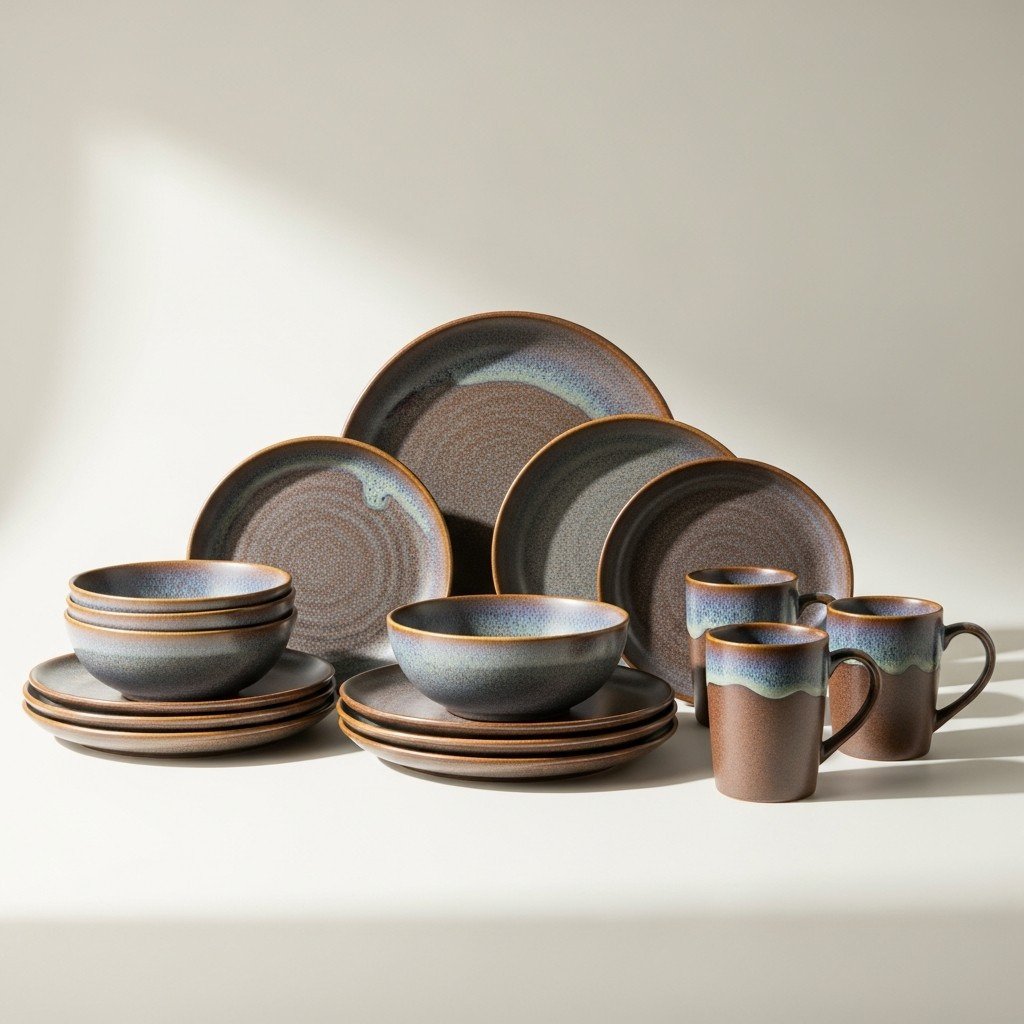 Stoneware Dinner Set (16-Piece)