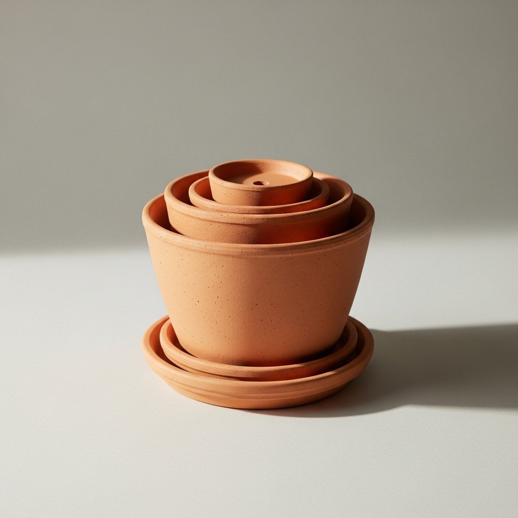 Terracotta Planter Set