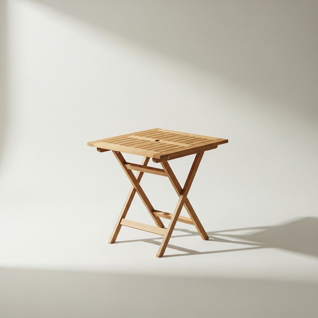 Teak Folding Bistro Table